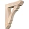 Ekena Millwork Olympic Slat Smooth Bracket w/ Offset Brace, Douglas Fir, 7 1/2"W x 30"D x 36"H BKT0806X30X36OLY06SDF - alternate 1